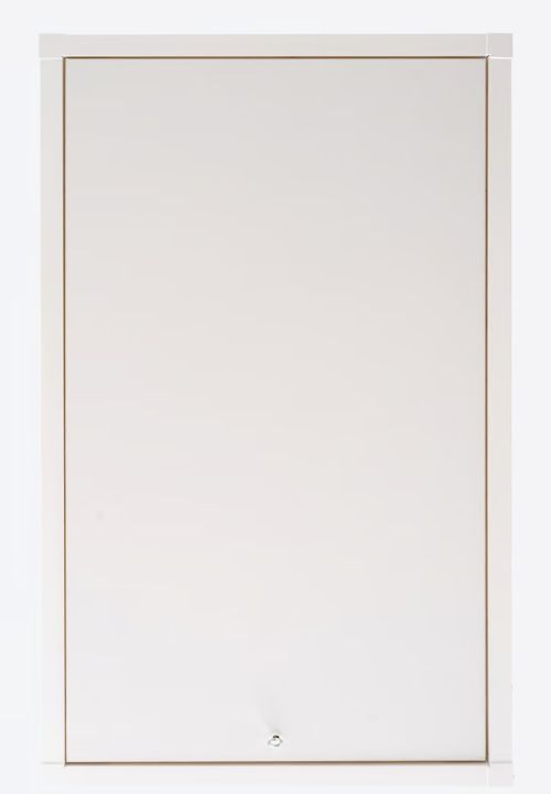 SW64 – minimalistička bijela klapa sa skrivenim završetkom zatvorena termoizolirana klapa stropnih ljestvi SW64 s nevidljivim šarkama i bijelim završnim slojem